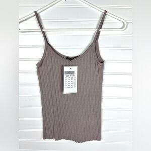 Brandy Melville Ribbed Camisole - Light Purple